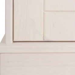 Landhaus TV-Board in Weiß und Kiefer Honig - Zentra