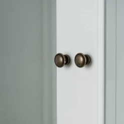 Landhaus Vitrine Calavon in Weiß