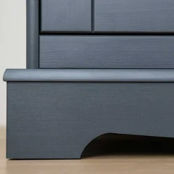 Landhaus Vitrinenschrank in Grau und Eiche - Witenga