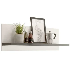 Landhaus Wandboard in Weiß & Anthrazit - Eture