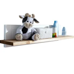 Landhaus Wandboard in Weiß & Eichefarben - Envicron