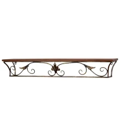 Landhaus Wandkonsole Juliama mit Metall Verzierung