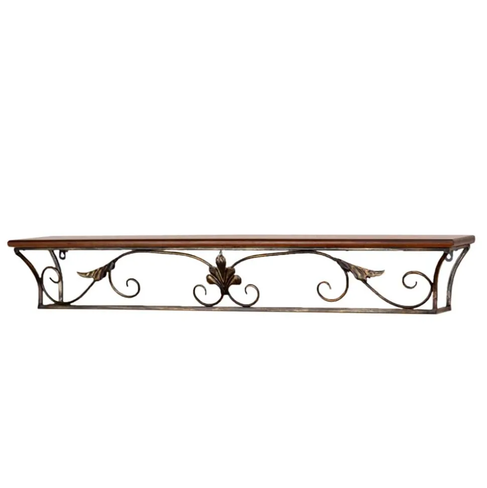Landhaus Wandkonsole Juliama mit Metall Verzierung