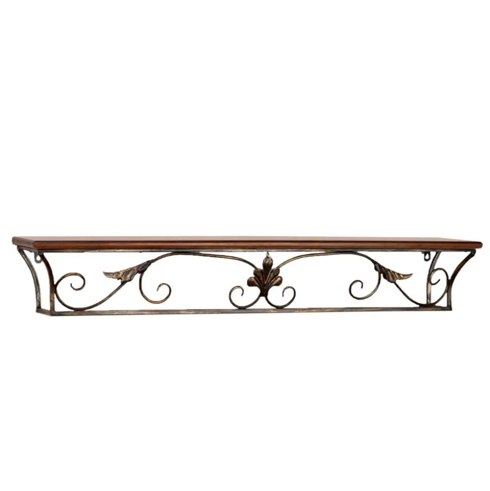 Landhaus Wandkonsole Juliama mit Metall Verzierung