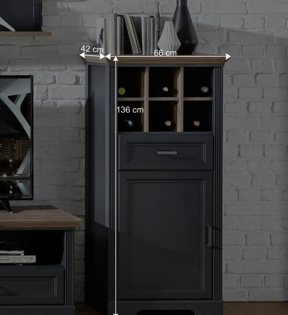 Landhaus Wohnmöbel Kombination - Thumbs (vierteilig)