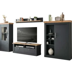 Landhaus Wohnwand Set - Lionel (vierteilig)