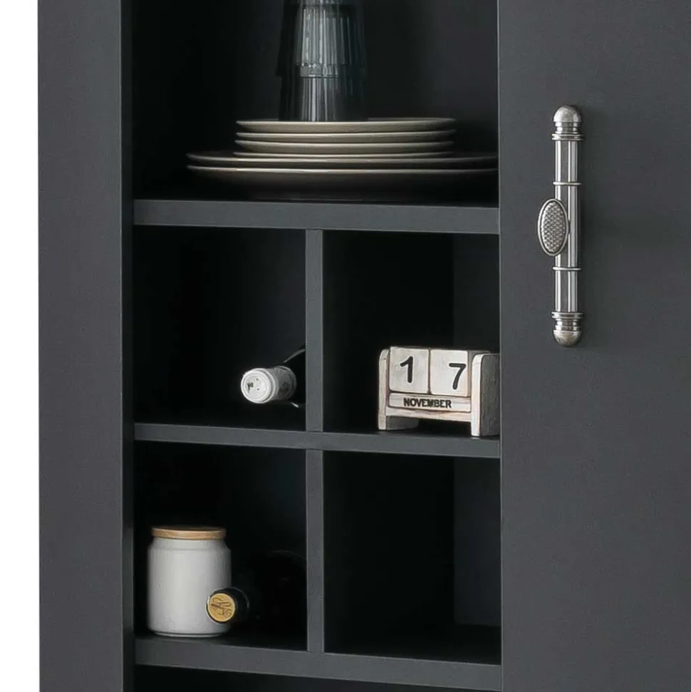 Landhaus Wohnwand Set - Lionel (vierteilig)