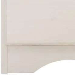 Landhaus Wäsche-Schrank in Weiß lackiert - Ilvestra