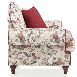 Landhaus Zweisitzer Couch mit Blumen - Baonga