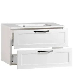 Landhausbadmöbel Kombination - Gyatso (vierteilig)