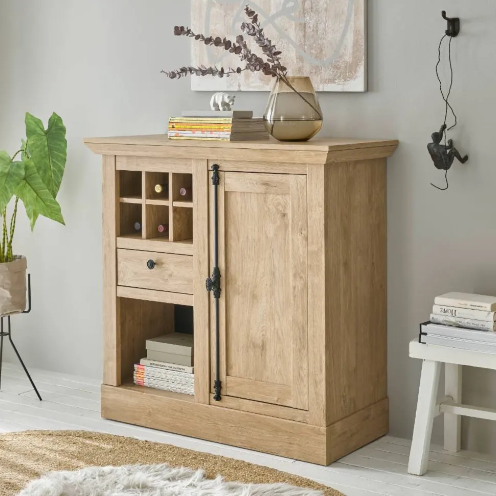 Landhaus-Kommode in Eiche Gold - Hengas