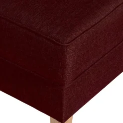 Landhaus-Ohrensessel in Rot und Buche - Lacaza