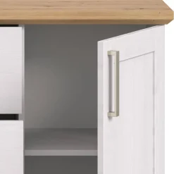 Landhaus-Sideboard in Weiß - Tocella