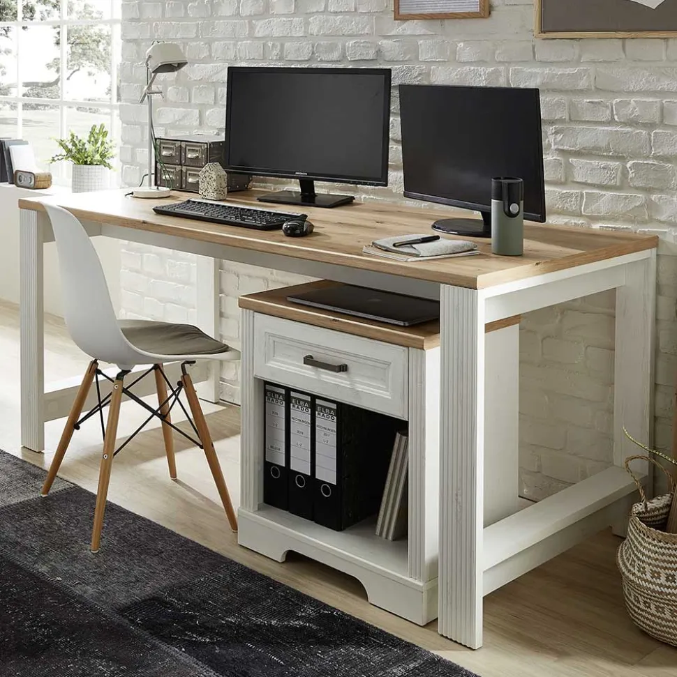 Landhausstil Schreibtisch 160x80 cm - Mehady