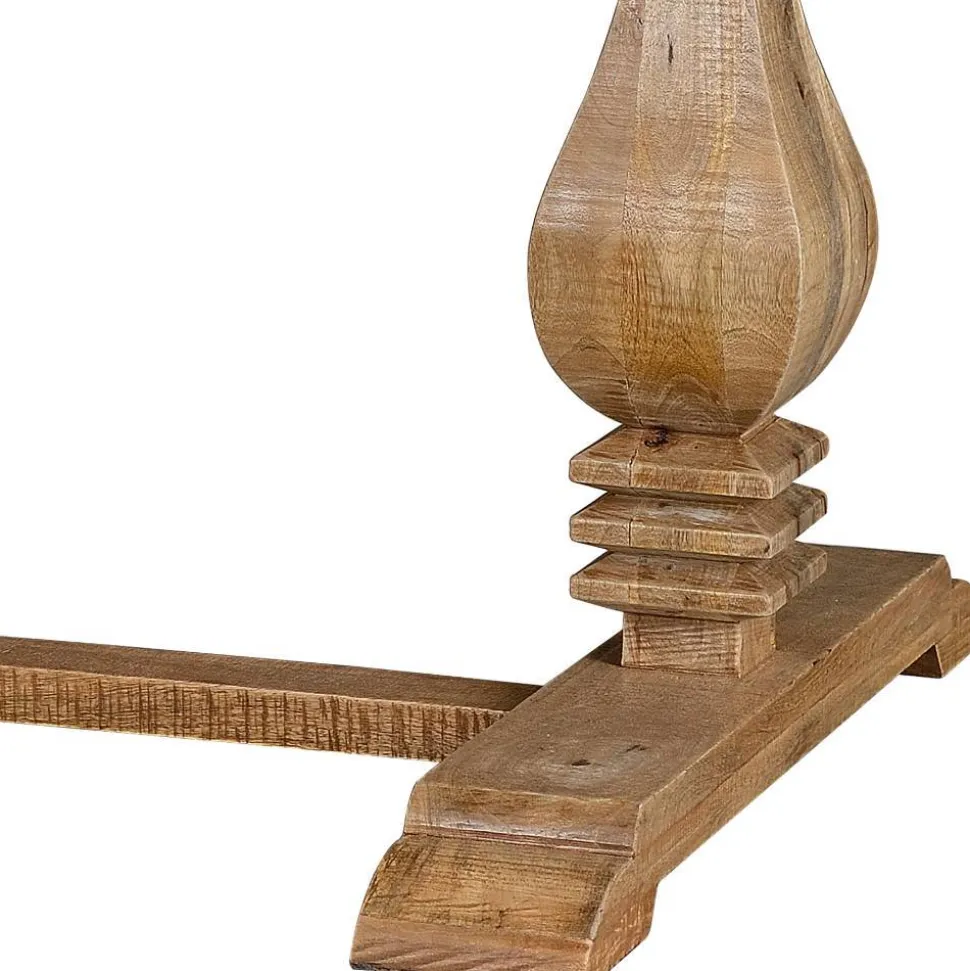 Landhaustisch aus Mangobaum Massivholz - Danaha