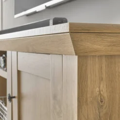 Landhaus-TV-Anbauwand Set - Hengas (dreiteilig)