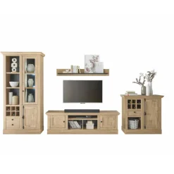 Landhaus-Wohnwand Set - Hengas (vierteilig)