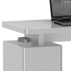 Laptop-Tisch Eminia in Hochglanz Weiß