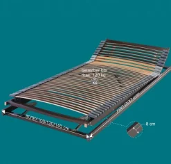 Lattenrost mit verstellbarem Kopf- & Fußteil - Luzillo