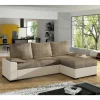 L-Design Bettsofa in Beige und Creme - Dongtana