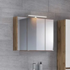 LED Licht Spiegelschrank mit 3D Effekt - Athrin