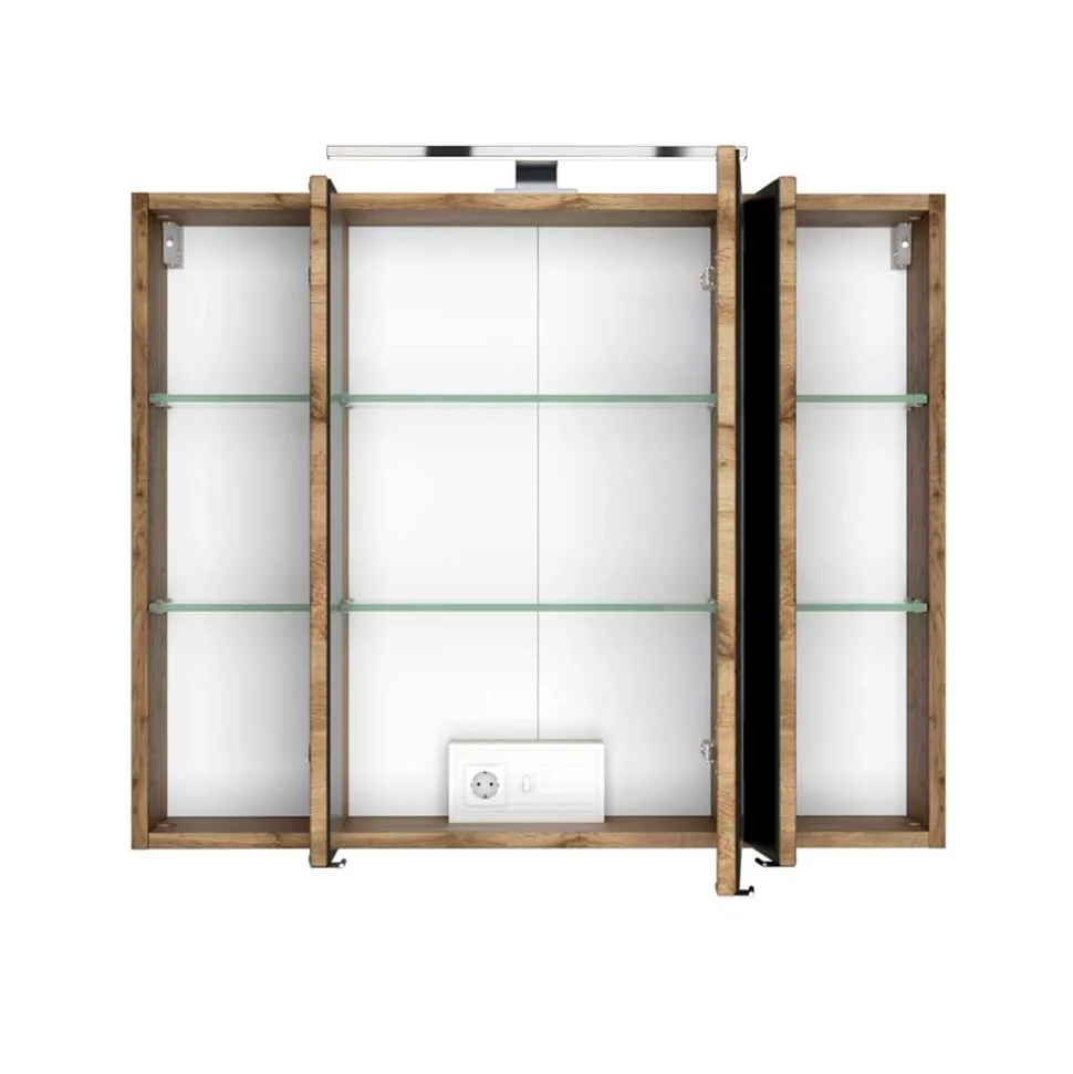 LED Licht Spiegelschrank mit 3D Effekt - Athrin