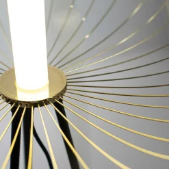 LED Standleuchte in Messingfarben - Poro