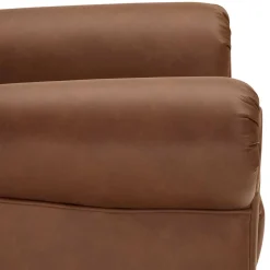 Leder Chesterfieldsessel in Cognac Braun - Martinos