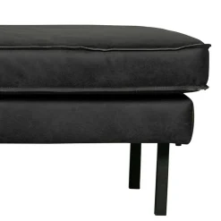 Leder Daybed in Schwarz - Avonita