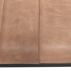 Leder Polsterbank in Braun - Eccossi