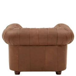 Leder Polstergarnitur Chesterfield - Gonron (dreiteilig)