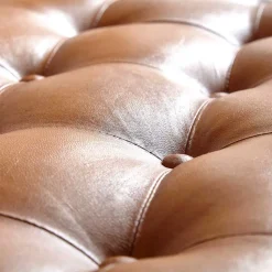 Lederbank in Cognac Braun - Zyrjeta