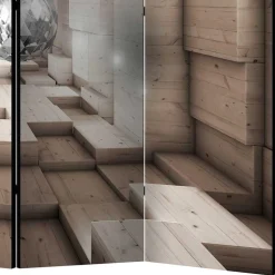 Leinwand Paravent 3D Tunnel Print - Thalina