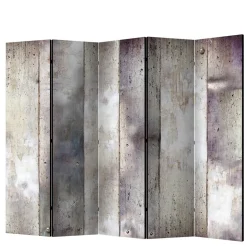 Leinwand Paravent in Betonoptik - Downforce