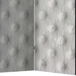 Leinwand Paravent mit Fichtenholz Rahmen - Jionalla