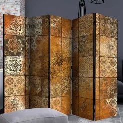 Leinwand Raumteiler mit Kachelmuster - Snacky