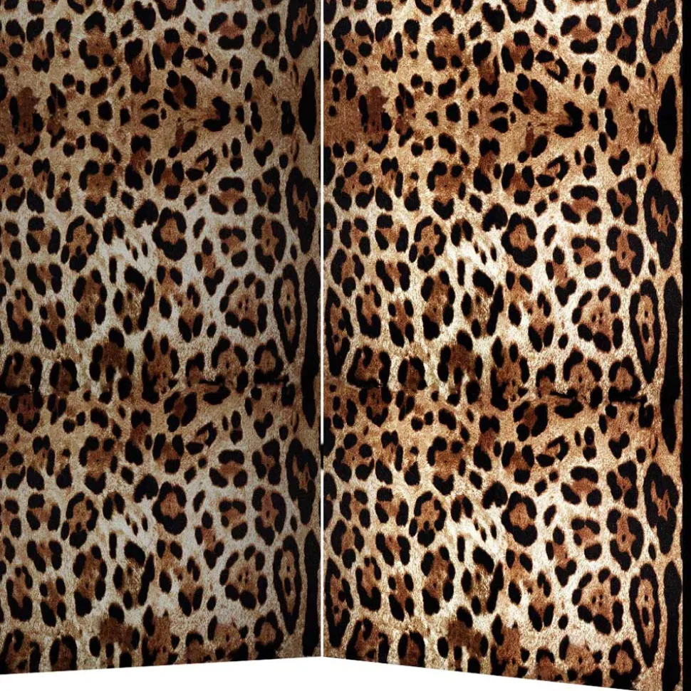 Leinwand Raumteiler mit Leopardenmuster - Castillo