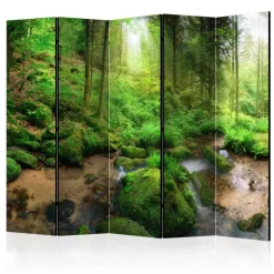 Leinwand Raumtrenner Wald Landschaft - Habanna