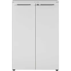 Lichtgrauer Aktenschrank 80x120x40 abschließbar - Ofledio