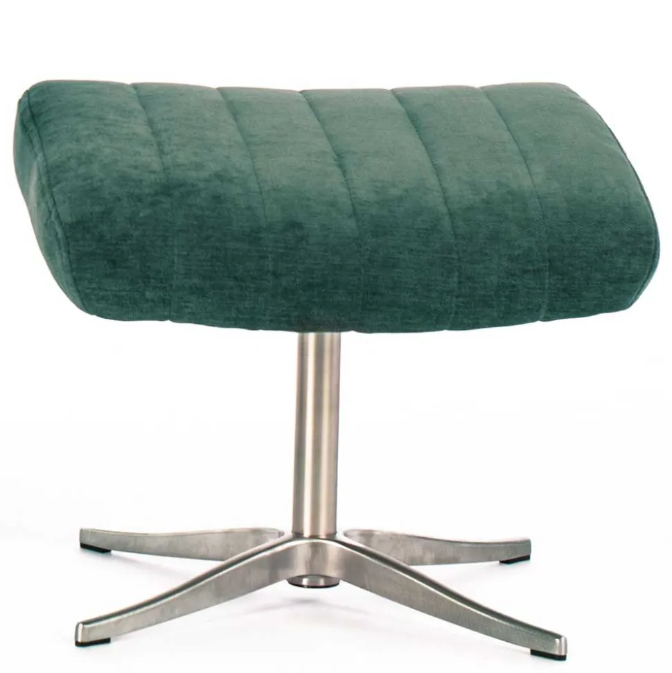 Liegesessel & Hocker in Petrol Blau - Arizona (zweiteilig)