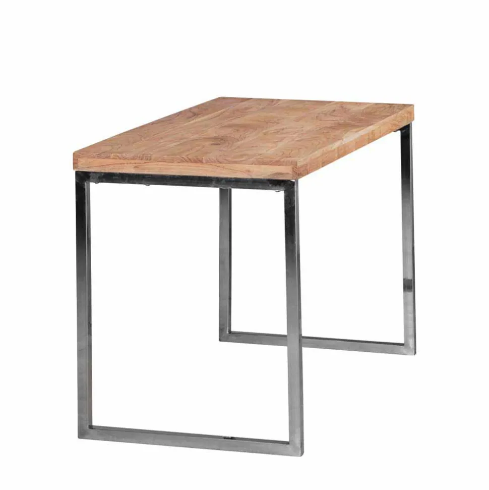 Loft Design Schreibtisch Mascanus mit Holz und Metall