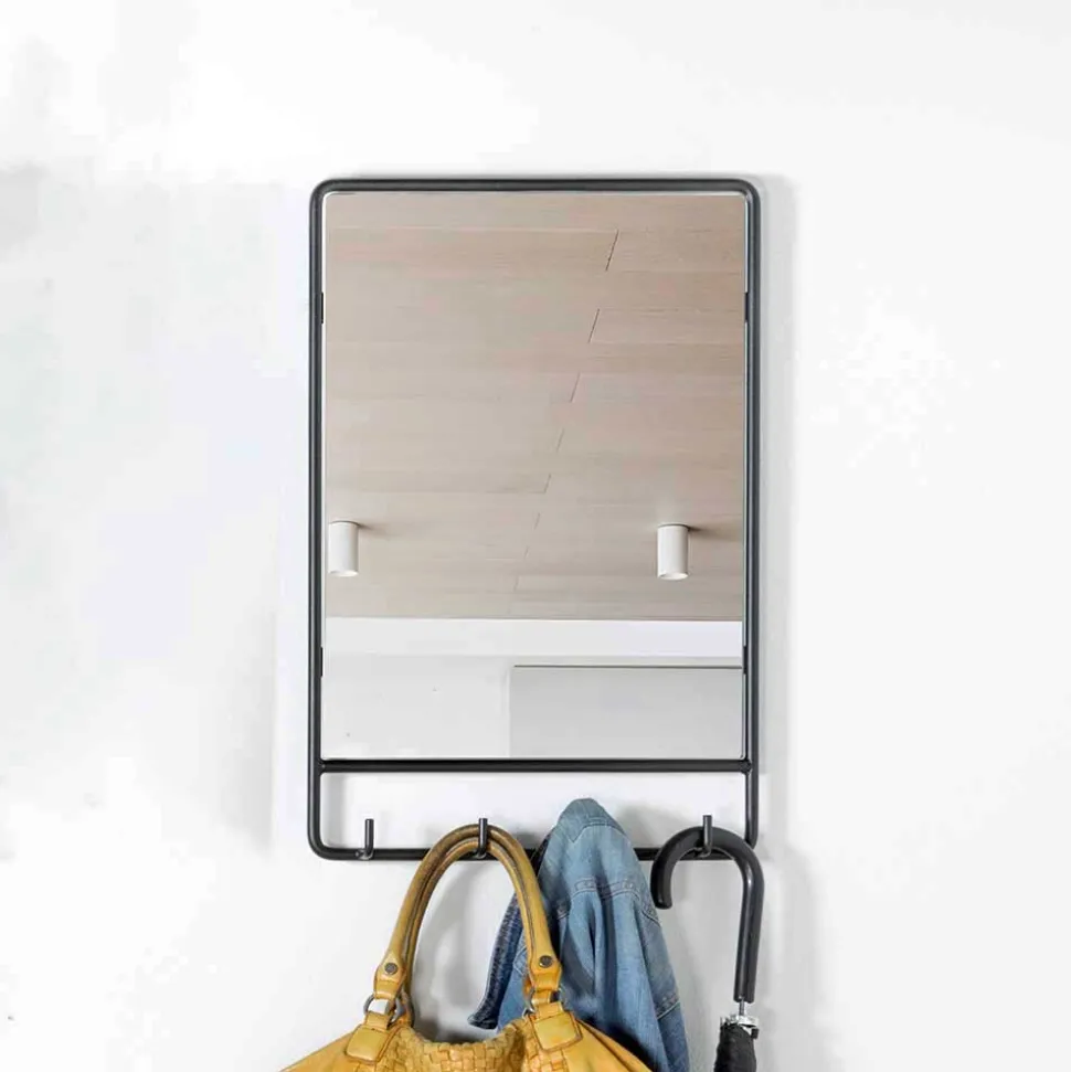 Loft Design Spiegel mit Stahl Rahmen - Creemas