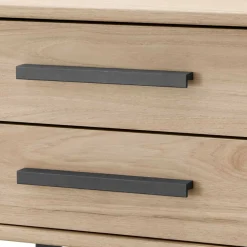 Loft Doppelbett & Schwebetüren Schrank - Licruva (vierteilig)
