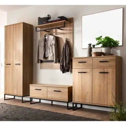 Loft Garderoben Möbel Kombination - Truvisas (fünfteilig)