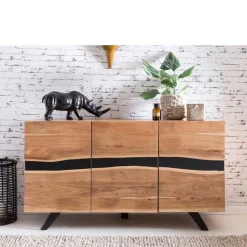 Loft Style Sideboard Draguno aus Akazie massiv