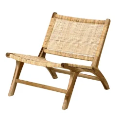 Lounge Stuhl aus Geflecht Rattan - Rimorio
