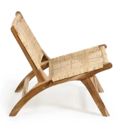 Lounge Stuhl aus Geflecht Rattan - Rimorio