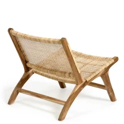 Lounge Stuhl aus Geflecht Rattan - Rimorio