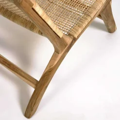 Lounge Stuhl aus Geflecht Rattan - Rimorio