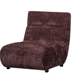 Loungesessel in Violett Chenille - Kavos